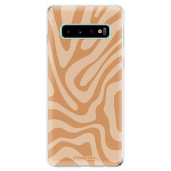 Odolné silikonové pouzdro iSaprio - Zebra Orange - Samsung Galaxy S10