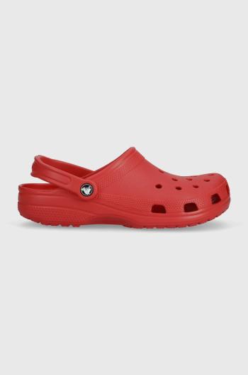 Pantofle Crocs Classic červená barva, 10001