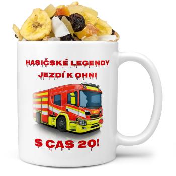 Hrnek Hasičské legendy – CAS 20 (Náplň hrníčku: Tropická směs)