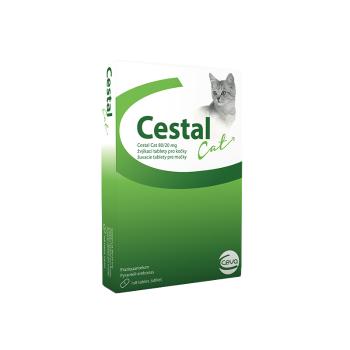 Cestal Cat 80/20 mg pro kočky 8 žvýkacích tablet