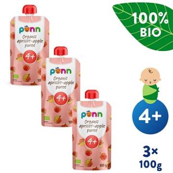 SALVEST Ponn BIO Meruňka s jablkem 3× 100 g (8594200260682)