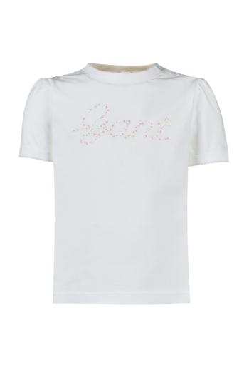 TRIČKO GANT D1. FLORAL SCRIPT SS T-SHIRT bílá 74