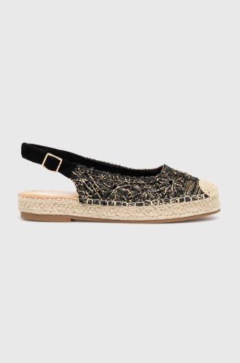 Espadrilky Answear Lab černá barva