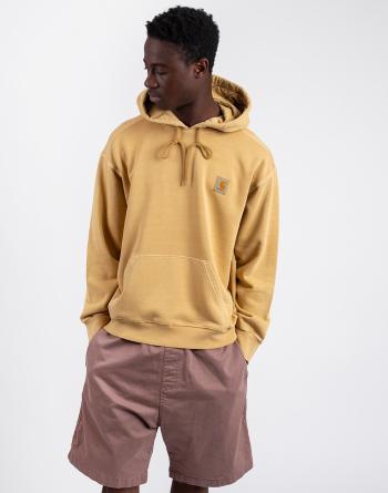 Carhartt WIP Hooded Nelson Sweat Bourbon garment dyed L