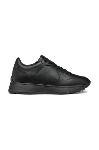 Kožené sneakers boty Geox D AMABEL černá barva, D46MDA 00085 C9999