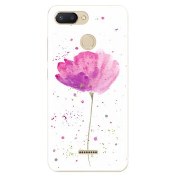 Odolné silikonové pouzdro iSaprio - Poppies - Xiaomi Redmi 6