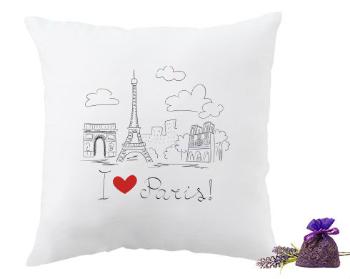 Levandulový polštář I Love Paris
