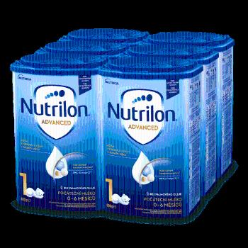 Nutrilon 1 Advanced počáteční kojenecké mléko 6x 800g, 0+