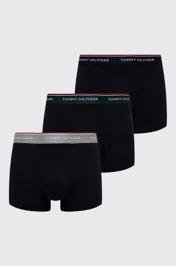 Boxerky Tommy Hilfiger 3-pack pánské, černá barva, UM0UM01642