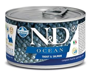 N&amp;D dog OCEAN konz. ADULT MINI trout/salmon - 140g