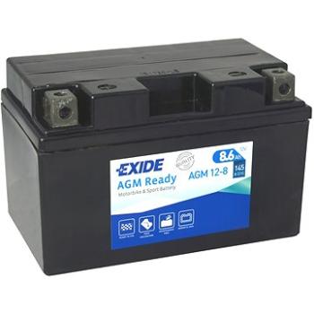 EXIDE BIKE Factory Sealed 8,6Ah, 12V, AGM12-8 (YTZ10-BS)  (AGM12-8)