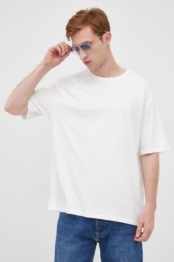 Bavlněné tričko Lindbergh bílá barva
