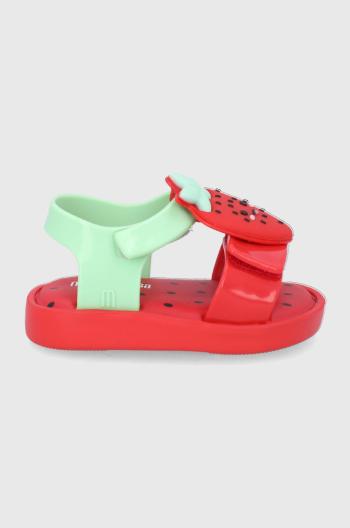 Dětské sandály Melissa červená barva