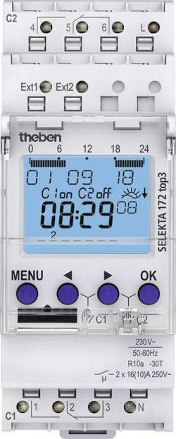 Časovač Theben SELEKTA 172 top3, 230 V/AC