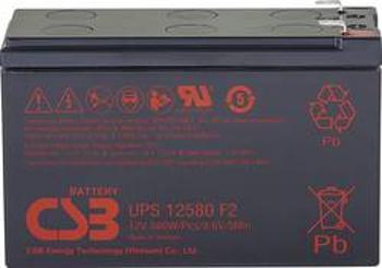 Olověný akumulátor CSB Battery UPS 12580 high-rate UPS12580F2, 9.4 Ah, 12 V