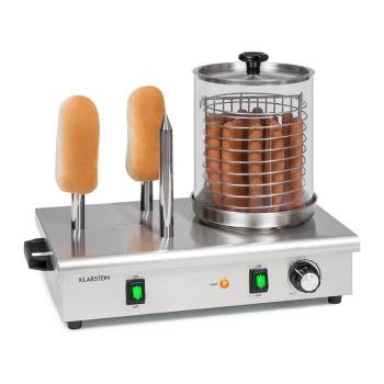 Klarstein Wurstfabrik 600, hotdogovač, 600 W, 5l, 30 - 100°C, sklo, ušlechtilá ocel