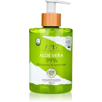 Apis Natural Cosmetics Aloe Vera intenzivně hydratační gel na obličej, tělo a vlasy 300 ml