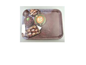 PROHOME - Podnos 39x29x2,3cm Coffee