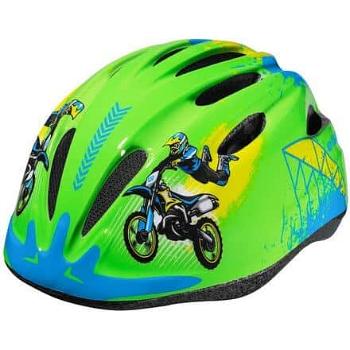 Rebel dětská cyklistická helma zelená Velikost oblečení: XS-S