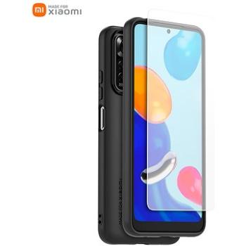 Made for Xiaomi TPU Kryt + Tvrzené Sklo pro Xiaomi Redmi Note 11/11s Black (WICASETPURNOTE11/11S)