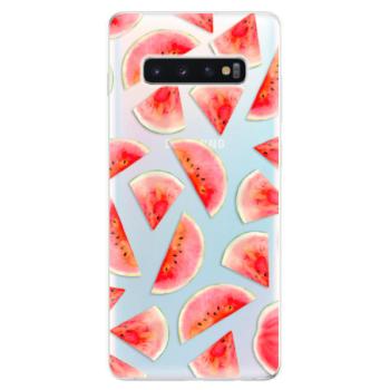 Odolné silikonové pouzdro iSaprio - Melon Pattern 02 - Samsung Galaxy S10+