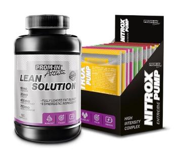 Akcia: Lean Solution + Nitrox Pump - Prom-IN 180 kaps. + 10x15 g Melon