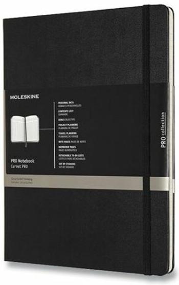 Moleskine Professional diář-zápisník černý XL