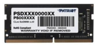 SO-DIMM 32GB DDR4-2666MHz Patriot CL19 DR, PSD432G26662S