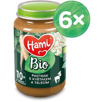 Hami BIO Pastinák s květákem a telecím 6× 190 g (5900852054631)