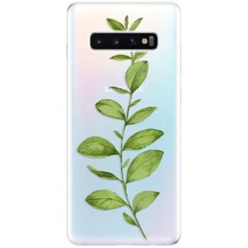 iSaprio Green Plant 01 pro Samsung Galaxy S10+ (grpla01-TPU-gS10p)