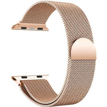 Eternico Elegance Milanese pro Apple Watch 42mm / 44mm / 45mm / Ultra 49mm růžovo zlatý (AET-AWMMS25RG-42)