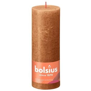 BOLSIUS rustikální sloupová kořeněná hnědá 190 × 68 mm (8717847149503)
