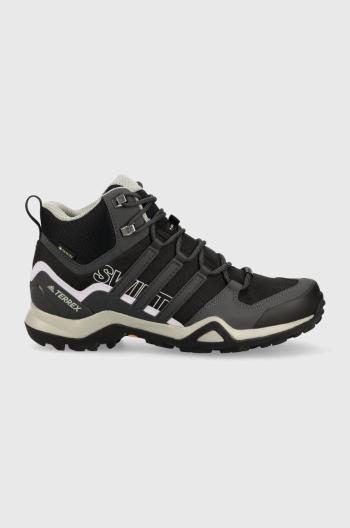 Boty adidas TERREX Swift R2 Mid GTX dámské, černá barva, EF3357-CBLACK/DGS