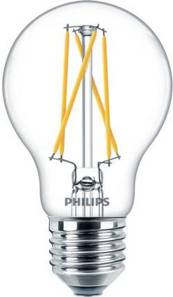 LED žárovka Philips Lighting 64612700 230 V, E27, 9 W = 60 W, teplá bílá, A+ (A++ - E), tvar žárovky, stmívatelná, 1 ks