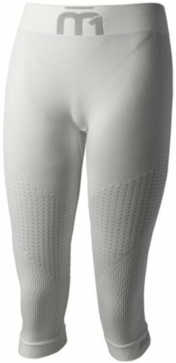 Mico 3/4 Tight Womens M1 Skintech Bianco XS/S Termoprádlo