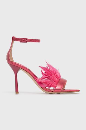 Kožené sandály Liu Jo Camelia Leonie Hanne fialová barva