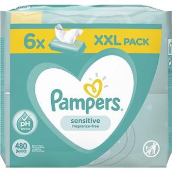 PAMPERS Sensitive XXL 6× 80 ks (8006540174531)