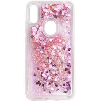 iWill Glitter Liquid Heart Case pro HUAWEI Y6 (2019) Pink (DIP123_12)