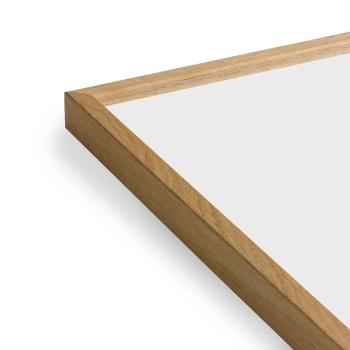 Dubový rám s běžným sklem – 70 × 100 cm