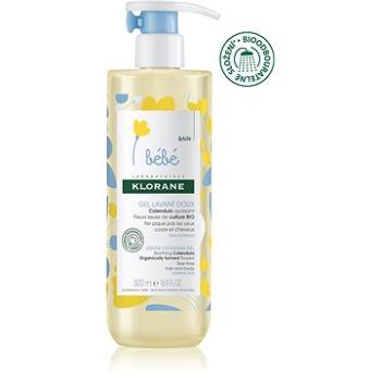 Klorane Bébé Jemný mycí gel na tělo a vlasy 500ml (3282770104943)