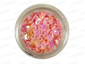Zdobení na nehty, kolečka (dutá) CDčka - růžová