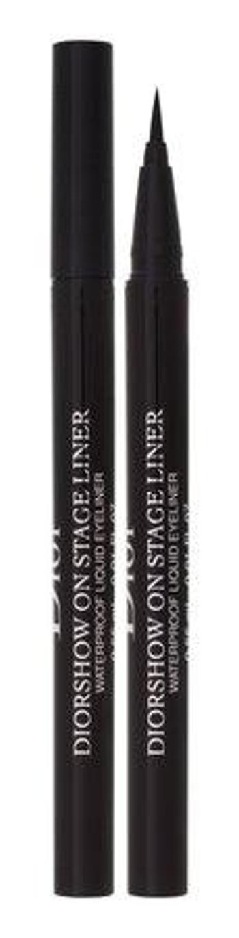 Dior Diorshow On Stage Liner tekuté oční linky v peru voděodolné 096 Vinyl Black 0,55 ml