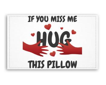 Fotoobraz 120x70 cm velký Hug this pillow