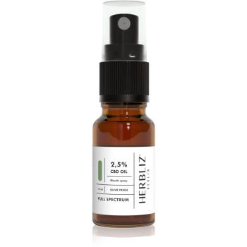 Herbliz Olive Fresh CBD Oil 2,5% ústní sprej s CBD 10 ml