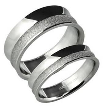Šperky4U Pánský snubní prsten šíře 8 mm - velikost 68 - OPR1418-68