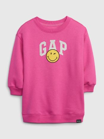 GAP Gap & Smiley® Šaty dětské Růžová