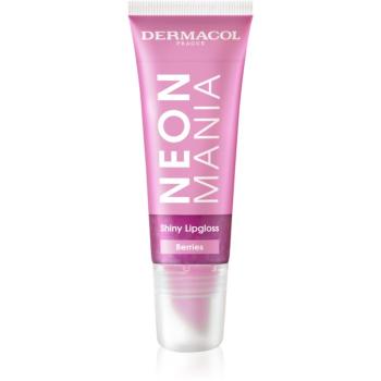 Dermacol Neon Mania lesk na rty v tubě odstín Berries 10 ml