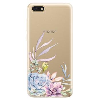 Odolné silikonové pouzdro iSaprio - Succulent 01 - Huawei Honor 7S