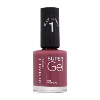 Rimmel London Super Gel STEP1 12 ml lak na nehty pro ženy 030 Wild Gal