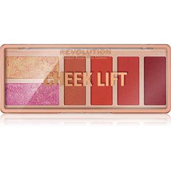 Makeup Revolution Cheek Lift paleta tvářenek odstín Coral Dreaming 6x1,8 g